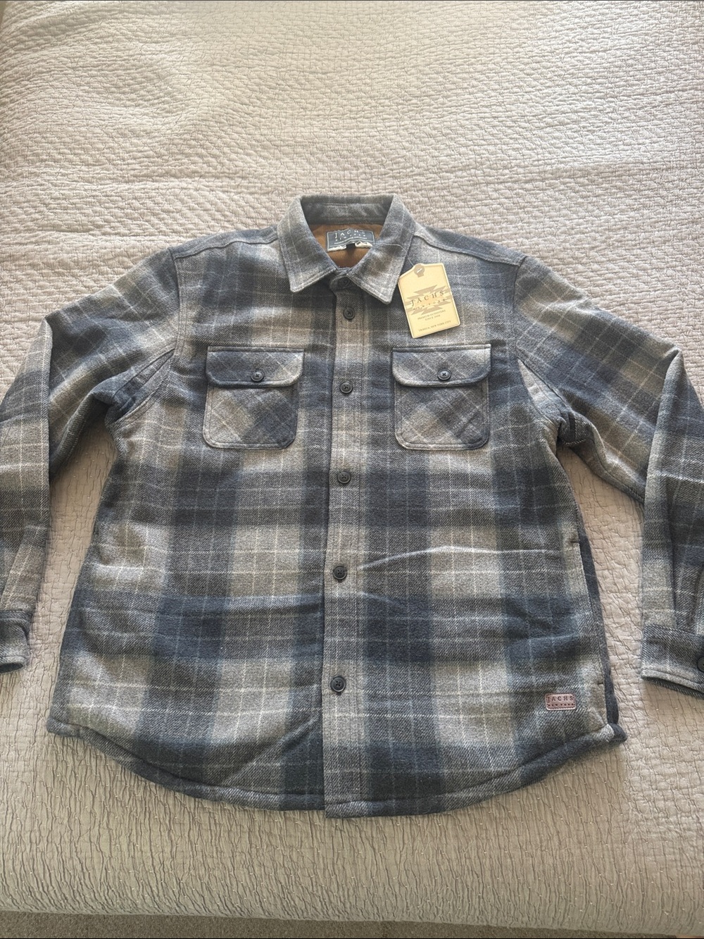 Jachs New York Wool Blend Sherpa Lined Jacket